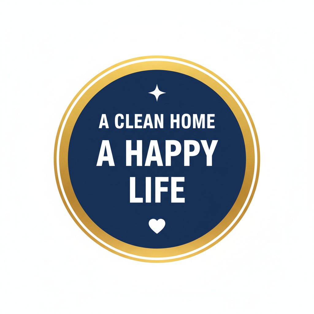 A Clean Home A Happy Life badge