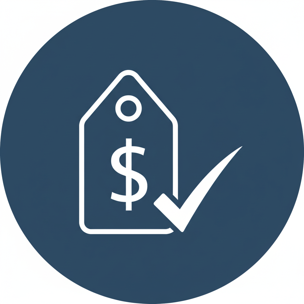 Competitive pricing icon